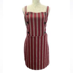 Sweetkie Striped Button Panel Dress